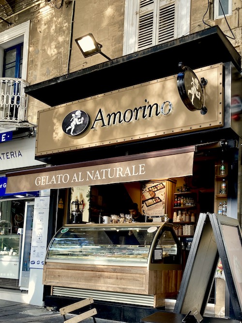 Amorino gelateria in Malta